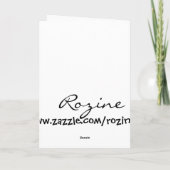 Carte Citation de gratitude Art mandala de bénédiction i (Dos)