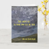 Carte Citation de hameçon (Fleur jaune)