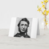 Carte Citation de Henry David Thoreau (Fleur jaune)