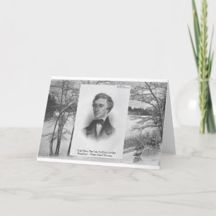 Carte Citation de Henry David Thoreau