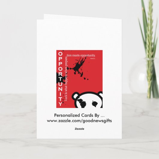 Carte Citation de Henry David Thoreau de ~ (Dos)