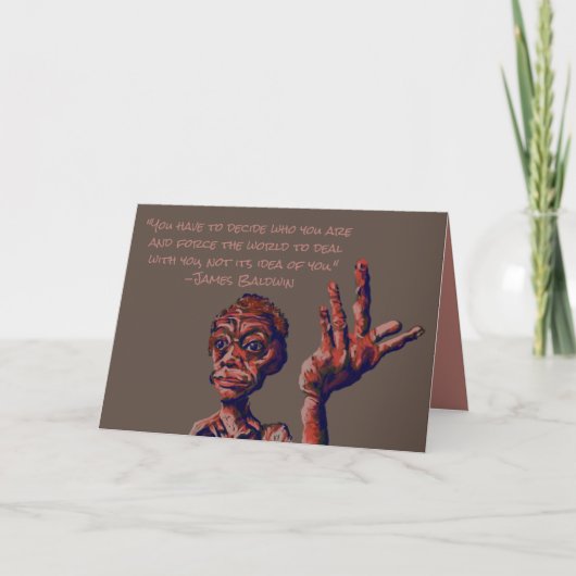 Carte citation de james baldwin (Devant)