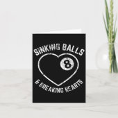 Carte Citation De Jeu De Billard De Billard De La Salle (Devant)