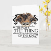 Carte Citation de jeu de Hamlet (Fleur jaune)