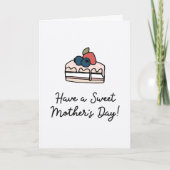 Carte Citation de la Fête des mères - Illustration de l' (Devant)