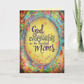 Carte Citation de la fête des mères Pastel Plutôt floral (Devant)