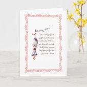 Carte Citation de la plus importante dame de relation (Fleur jaune)