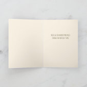 Carte Citation de la sympathie florale de l'arbre modern (Intérieur)