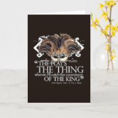 Carte Citation de lecture de hameçon (Fleur jaune)