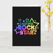 Carte Citation de l'enseignant de l'ÉDUCATIF ROCKSTAR Fu (Fleur jaune)