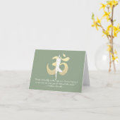 Carte Citation de l'instructeur de méditation YOGA Arbre (Fleur jaune)