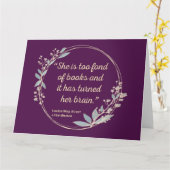 Carte Citation de Little Women II - Style mignon (Fleur jaune)