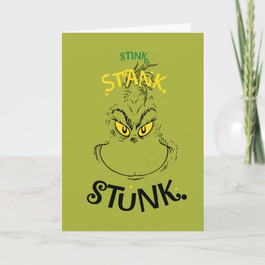 Carte Citation de Mister Grinch : Beurk Beurk Beurk (Devant)