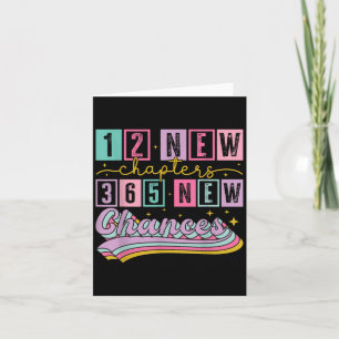 Carte Citation de motivation pour la nouvelle année 12 n