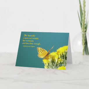 Carte Citation de papillon