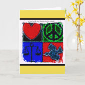 Carte Citation de Philip Neri de saint (Fleur jaune)