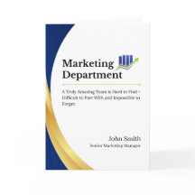 Citation de promotion du département de marketing
