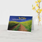 Carte Citation de rêve inspirationnelle — Eleanor Roosev (Fleur jaune)