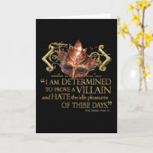 Carte Citation de Richard III (version d'or) (Fleur jaune)