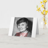 Carte Citation de sagesse "Foi/Force" d'Helen Keller (Fleur jaune)