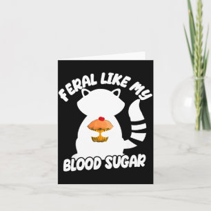 Carte Citation de sensibilisation au diabète Raton laveu