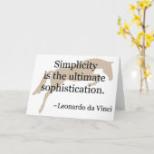 Carte Citation De Simplicité Avec Cheval Jumper (Fleur jaune)