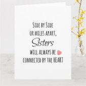 Carte Citation de soeurs (Fleur jaune)