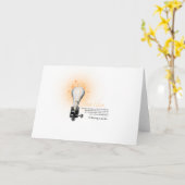 Carte Citation de Thomas Edison (Fleur jaune)