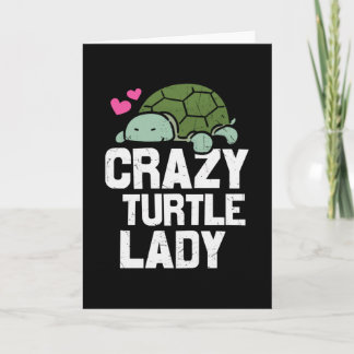 Carte Citation de tortue fou dame de tortue