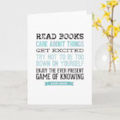 Carte Citation de vert de Hank (Fleur jaune)