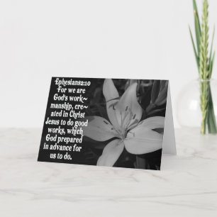 CARTE CITATION D'ÉCRITURE SAINTE DE BIBLE DE 2H10