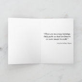 Carte Citation d'encouragement (Intérieur)