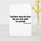 Carte Citation des enseignants (Fleur jaune)