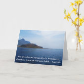 Carte Citation d'excellence d'Aristote (Fleur jaune)