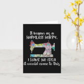 Carte Citation Dire Citation À Coudre Citation Hobby Gra (Fleur jaune)