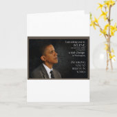Carte Citation d'Obama (Fleur jaune)