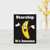 Carte Citation drôle de banane2 (Fleur jaune)