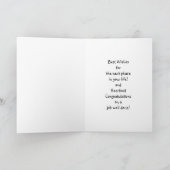 Carte Citation drôle de félicitations humour félicitatio (Intérieur)