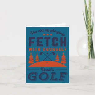 Carte Citation drôle de golfeur pour les golfeurs aiment