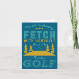 Carte Citation drôle de golfeur que les golfeurs aiment