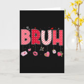 Carte Citation drôle de mème de frère salutation ados ga (Fleur jaune)