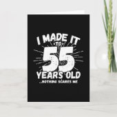 Carte Citation drôle pour 55e anniversaire Citation sarc (Devant)