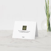 Carte Citation du hameau "self be true" (version or) (Dos)