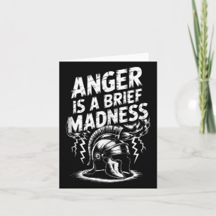 Carte Citation du philosophe stoïque Motivation stoïcism