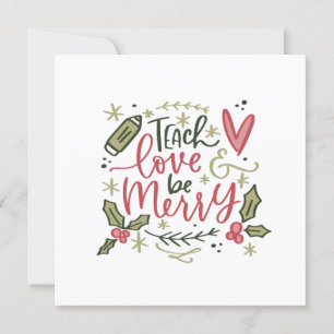 Carte Citation du professeur de Noël