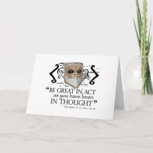 Carte Citation du roi John (Devant)