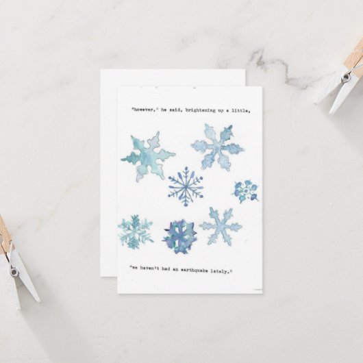 Carte Citation Eeyore (Devant/Arrière en situation)