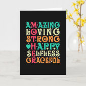 Carte Citation Extraordinaire Mère Amour Inspirationnel (Fleur jaune)