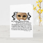 Carte Citation Henry V (Fleur jaune)