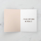 Carte Citation humoristique Je t'aime Drôle Chat Valenti (Intérieur)